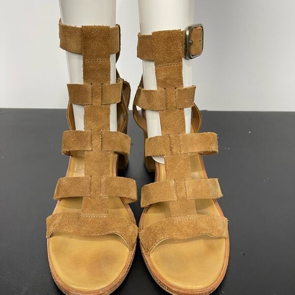 Ugg Macayla Chesnut Suede Gladiator Heeled Sandal - Picture 3 of 6